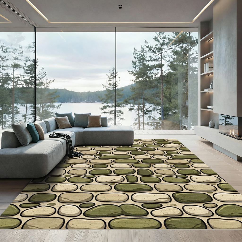 Natural Stone Wall Textured Rug