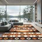 Southwestern Desert Landscape Ethnic Rug