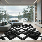 Monochromatic Geometric Lattice Overlap Rug