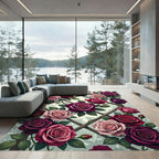Crimson And Rose Garden Trellis Rug