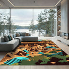 Terracotta Canyon Pueblo Steep Staircase Rug