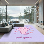 Playful Pink Ghost Pals Whimsical Wonder Rug