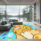 Playful Orangutan Alphabet Safari Rug
