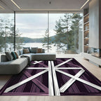 Deep Purple Barn Door Crossroads Rug