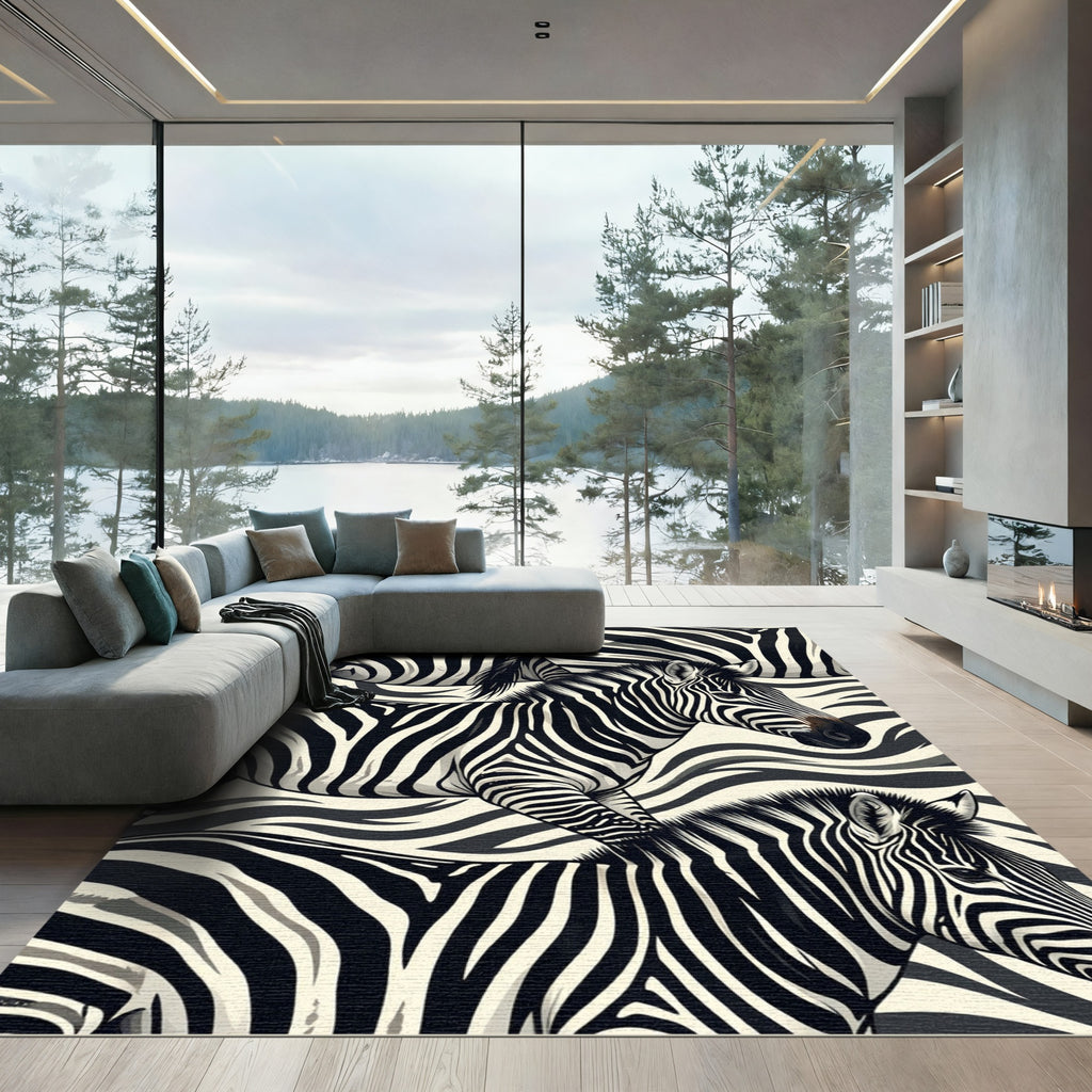 Bold Equine Stripe Arrangement Rug