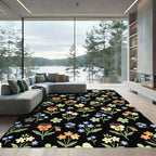 Vintage Floral Garden Collection Rug