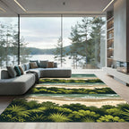 Coastal Shoreline Lush Tropical Vista Rug