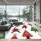Jolly Gnomes And Festive Trees Rug