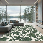 Lush Botanical Green Ivy Vine Rug