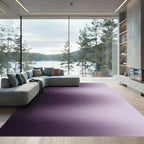 Deep Purple Abstract Gradient Rug