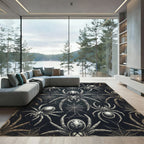 Gothic Dark Web Spider Arachnid Backdrop Rug