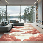 Dreamy Clay Toned Fluffy Cloud Layers Rug