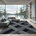 Monochromatic Gray Geometric Intersecting Linear Rug