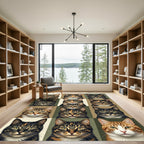 Tabby Cat Collage Portrait Rug