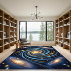 Cosmic Swirl Galaxy Interstellar Area Rug