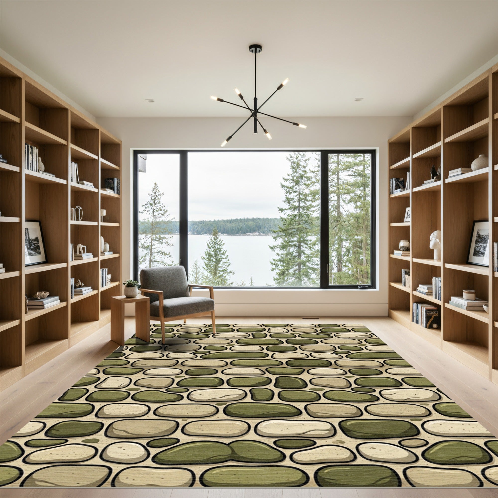 Natural Stone Wall Textured Rug