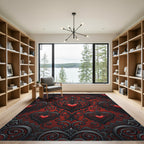 Crimson Heart Victorian Lace Rug
