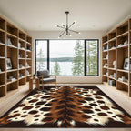 Faux Leopard Hide Spotted Animal Pelt Rug