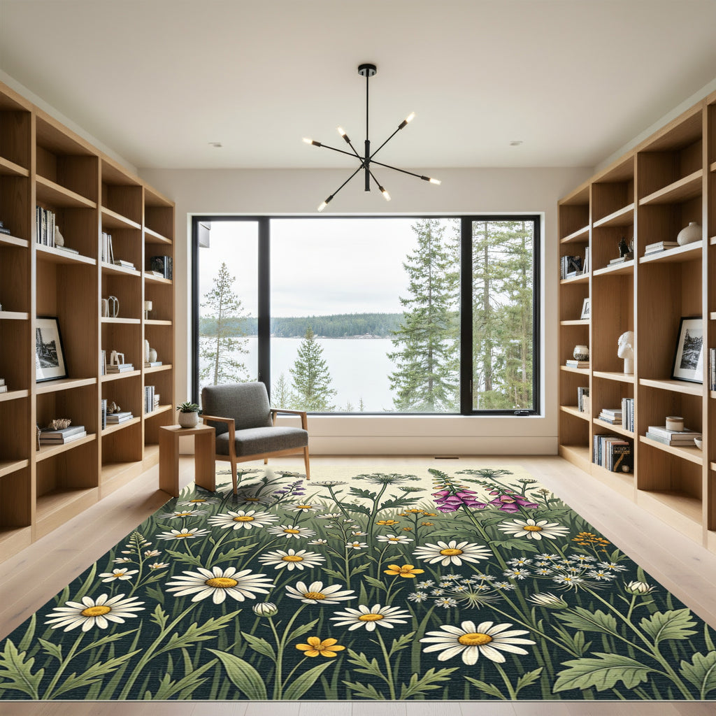 Wildflower Meadow Botanical Garden Rug