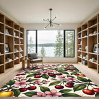 Blossom and Cherry Orchard Botanical Rug
