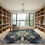 Radiant Star Mosque Medallion Motif Rug