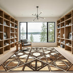 Geometric Desert Arch Window Rug