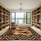 Desert Dunes Geometric Tribal Rug