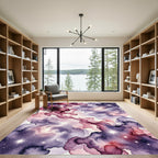 Ethereal Galaxy Nebula Swirl Clouds Rug