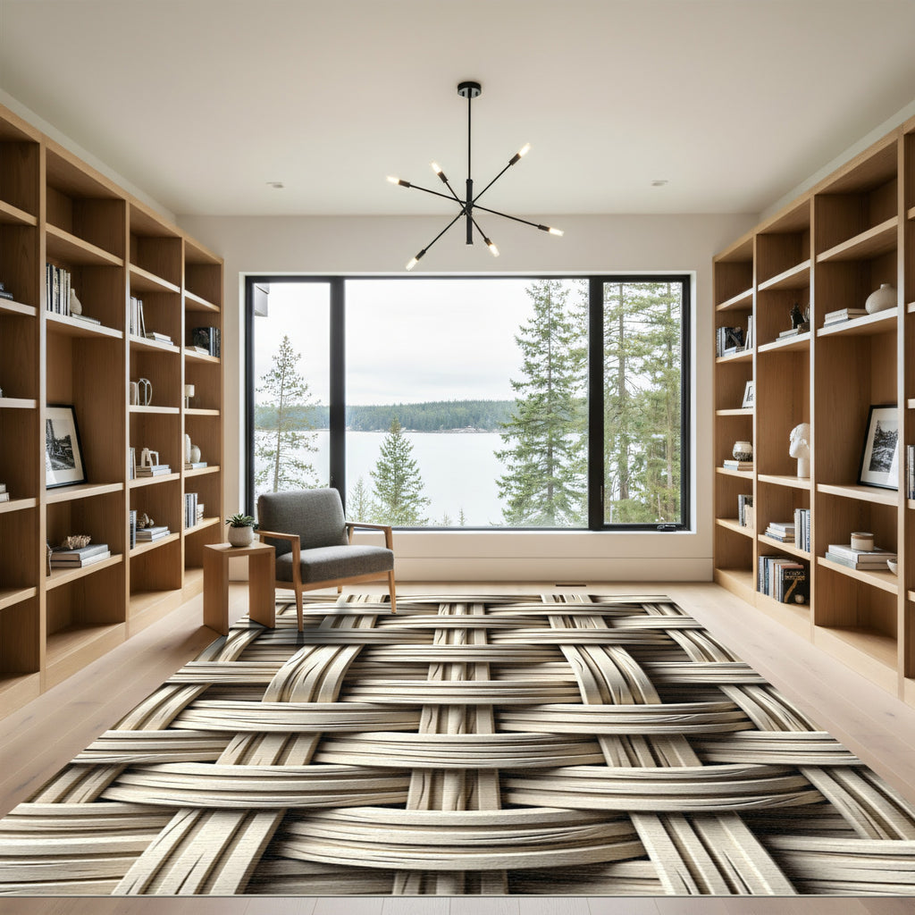 Woven Neutral Texture Rug