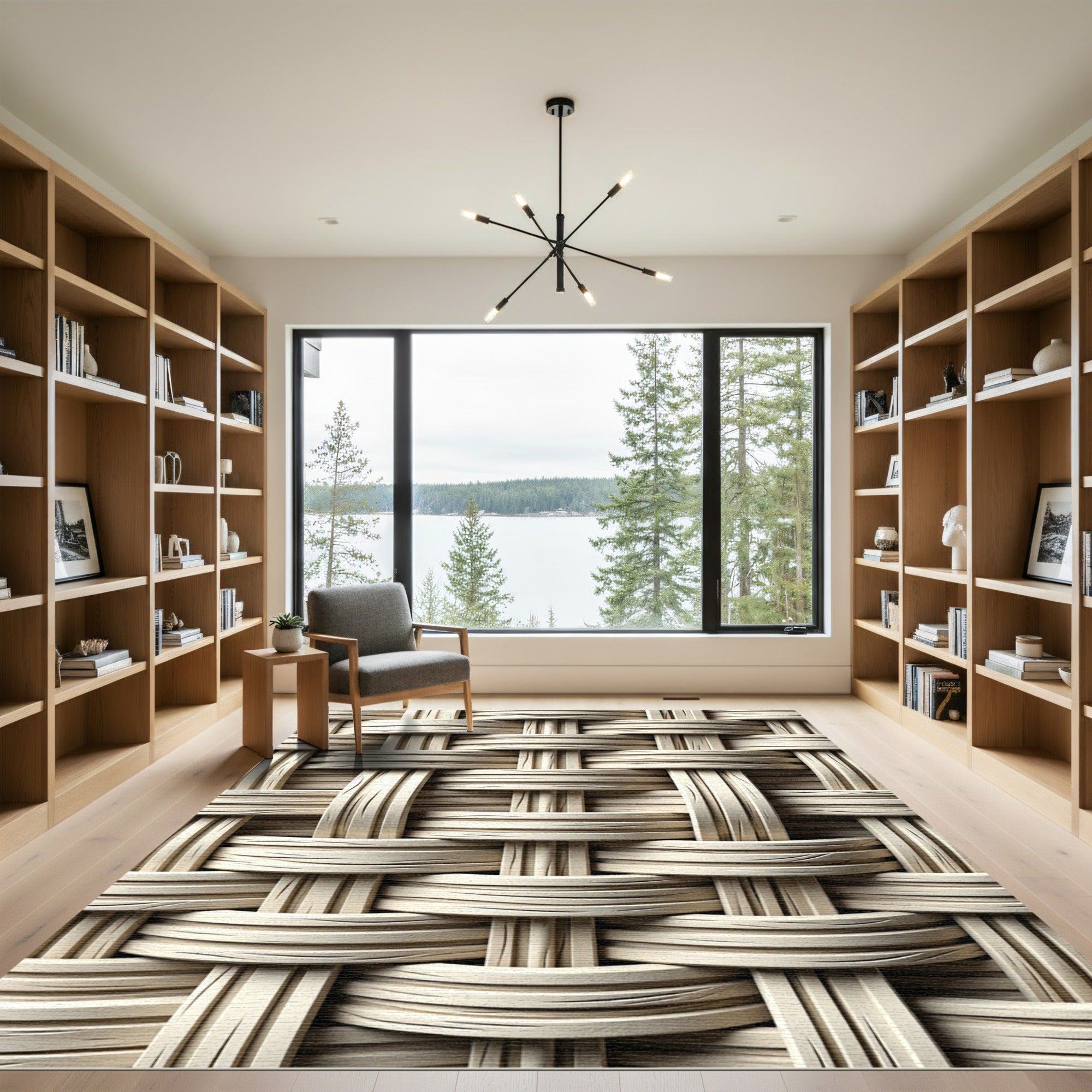 Woven Neutral Texture Rug