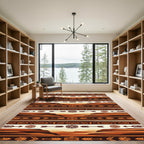 Terracotta Arrow Canyon Landscape Rug
