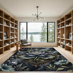 Ethereal Smoke Lotus Emblem Rug