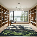 Majestic Matterhorn Peak Alpine Mountain View Rug