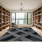 Monochromatic Gray Geometric Intersecting Linear Rug