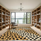 Cheetah Animal Spot Art Rug