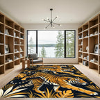 Golden Tiger Jungle Walk Rug