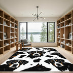 Black and Tan Dog Collage Rug