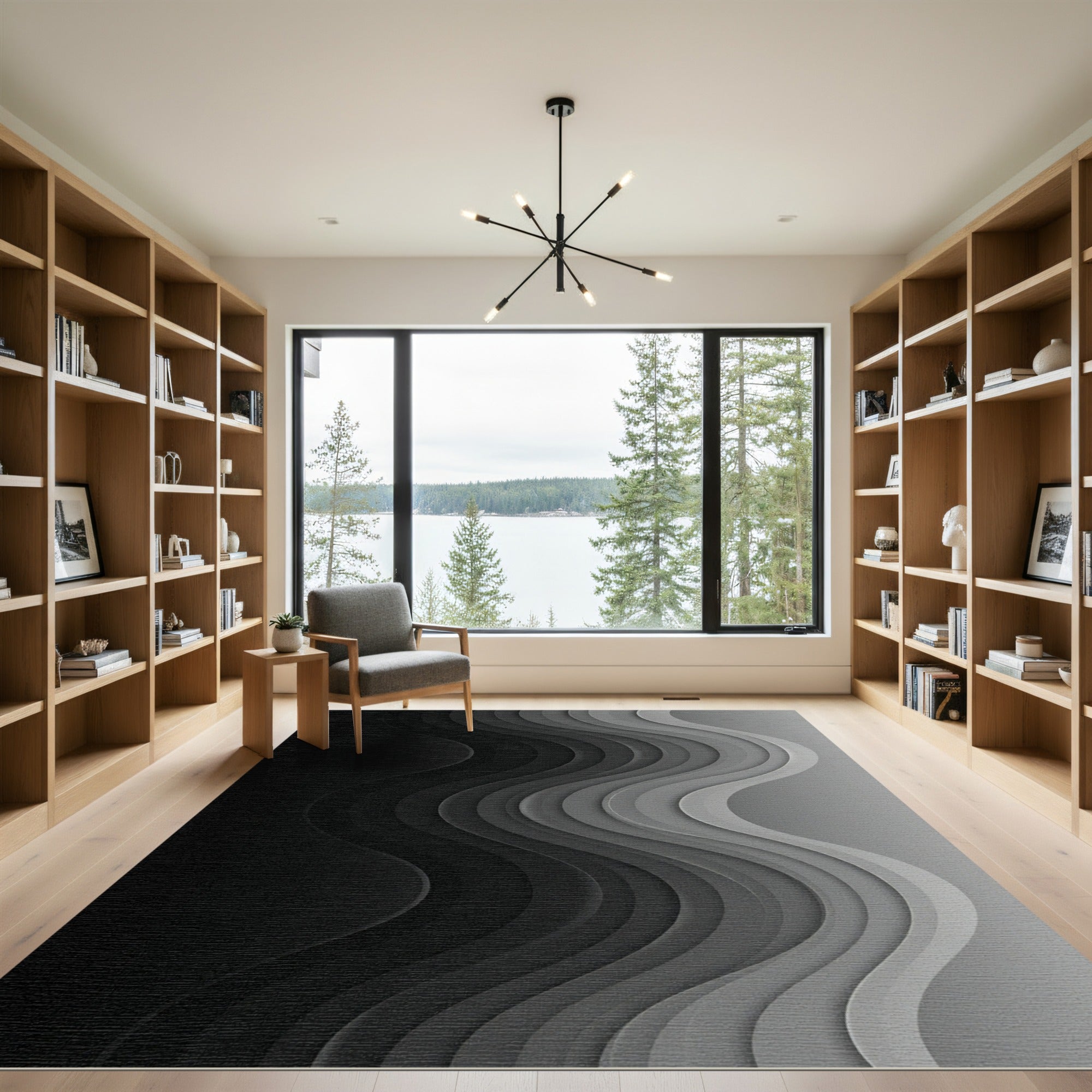 Monochromatic Layered Wave Rug
