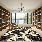 Tabby Cat Splatter Composition Rug
