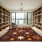 Cosmic Star Chart Medallion Rug