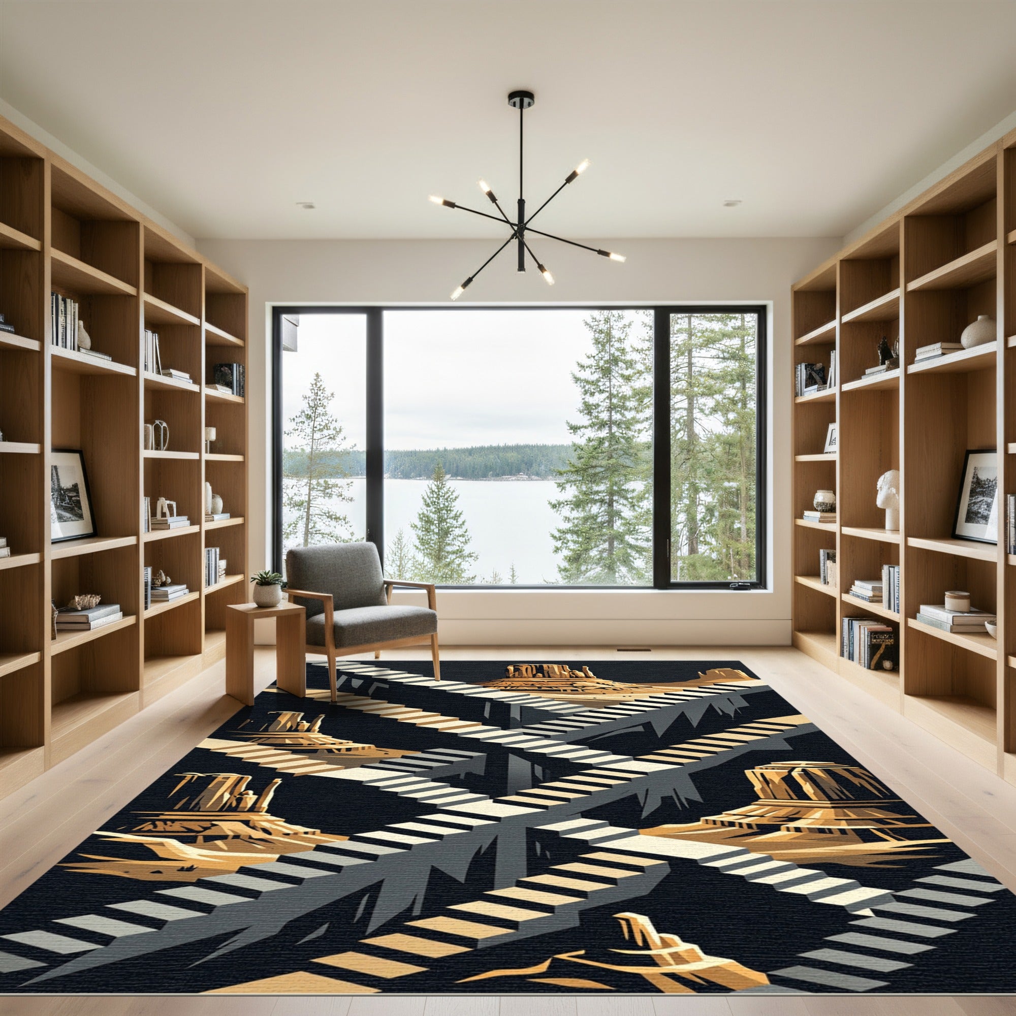 Golden Mesa Infinite Stairway Rug