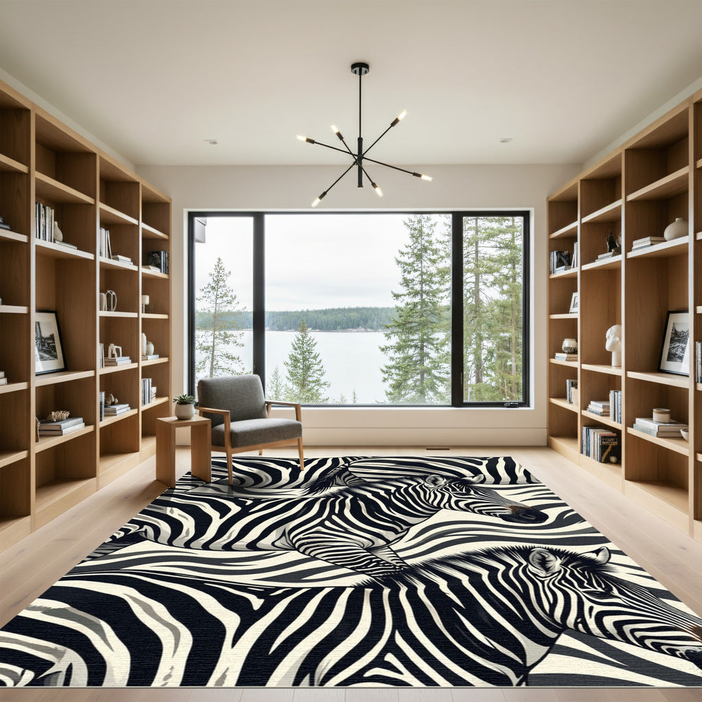 Bold Equine Stripe Arrangement Rug