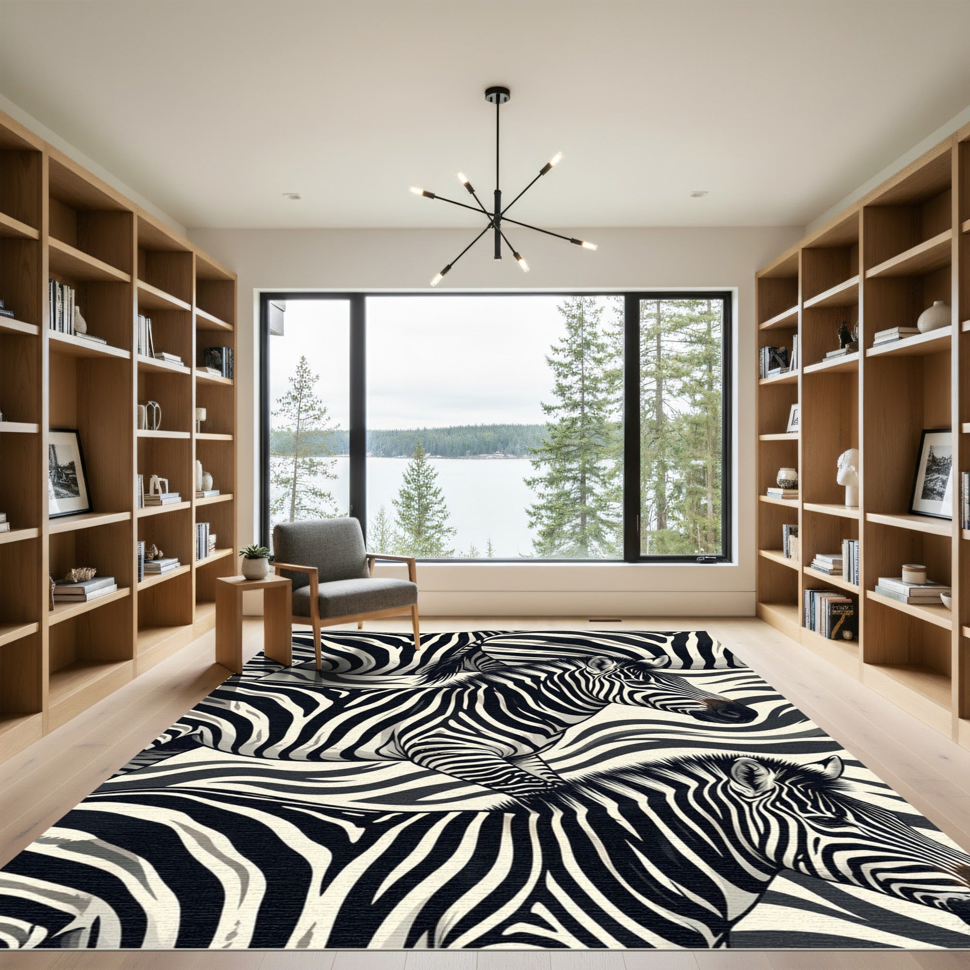 Bold Equine Stripe Arrangement Rug