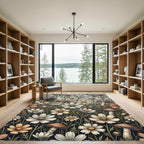 Earthy Bloom Mushroom Field Rug