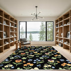 Vintage Floral Garden Collection Rug