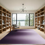 Deep Purple Abstract Gradient Rug