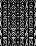 Classic White Tribal Geometric Rug