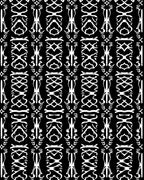 Classic White Tribal Geometric Rug