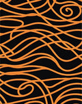 Golden Rope Abstract Swirl Rug