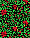 Classic Red Holly Berry Wreath Rug